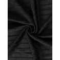 thumbnail image 5 of DARING DIVA Knit Robes Ribbed Tie Waist Knee Length Sleepwear XS Black, 5 of 5
