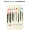 thumbnail image 6 of Both Tip Brush Pen Watercolor Pen Set 60 Color Double Ended Painting Pen Fines Lines Art Marker Pen Water Based Highlighter Used For Outline 360ml Toys for 3,4,5,6,7 Year Olds, 6 of 8