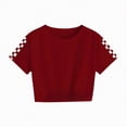 thumbnail image 6 of HCNTES Toddler Girls Summer Clothes 2Pcs Checkerboard Top and Shorts Set for Beach, 6 of 6