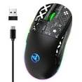 thumbnail image 4 of JGJJUGN 2.4GHz Bluetooth Wireless Gaming Mouse 3 Mode RGB Backlit Rechargeable Silent Optical Mouse 3600DPI Adjustable USB Type-C Mute Ergonomic Mouse for Laptop PC Computer, 4 of 7