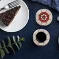 thumbnail image 6 of FMSHPON Nautical Theme Rudder Swimming Wood Grain Set of 4 Round Coaster for Drinks, Absorbent Ceramic Stone Coasters Cup Mat with Cork Base for Home Kitchen Room Coffee Table Bar Decor, 6 of 6