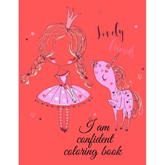 I am confident coloring book, (Paperback)