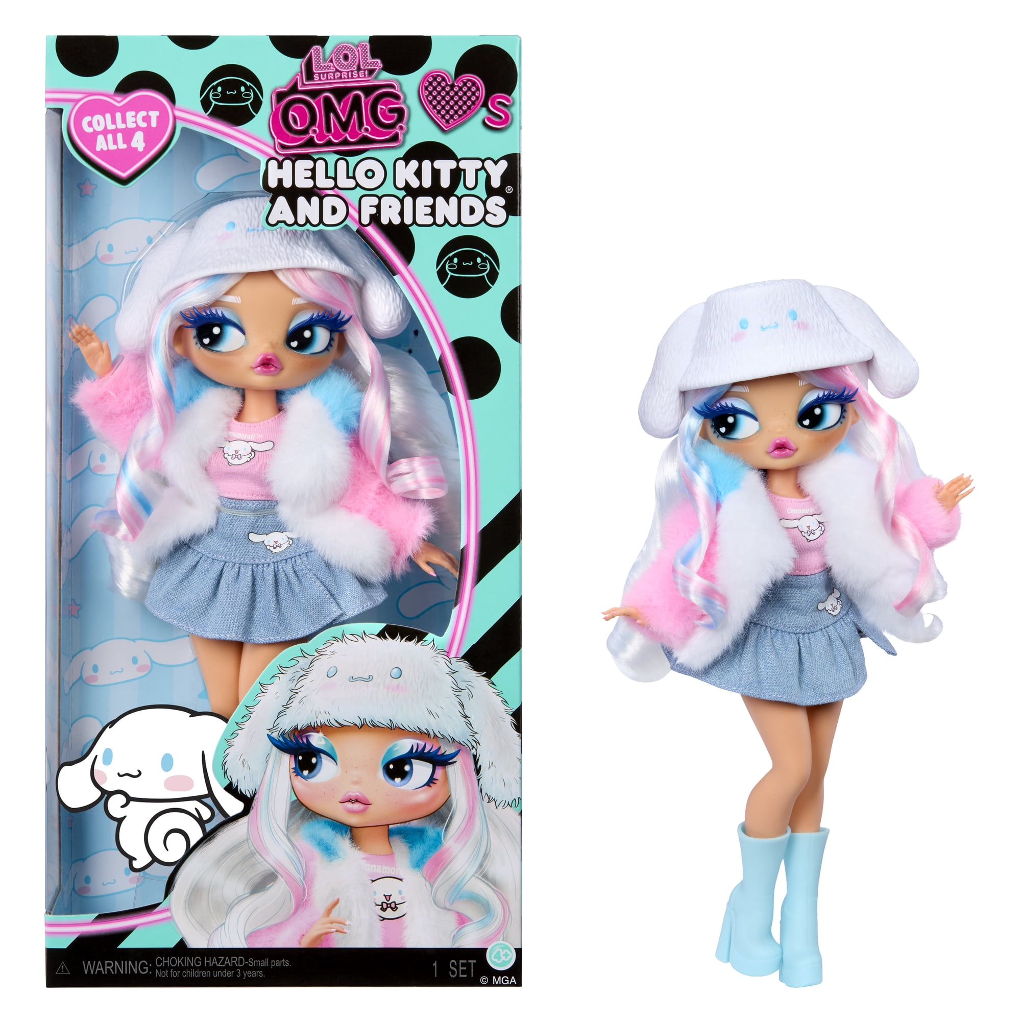 LOL Surprise OMG Loves Hello Kitty and Friends, Cinnamoroll, Inspired by Hello Kitty and Friends