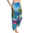thumbnail image 2 of Junzan Little Sea Turtles Women'S Pajama Pants Drawstring Comfy Sleep Bottoms With Pockets, 2 of 9