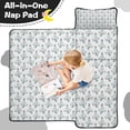 thumbnail image 4 of Light Blue Christmas Snowman Pattern Toddler Nap Mats for Kids Preschool,59"x22" Sleeping Mat Bag or Kids,Toddler Sleeping Bag,Toddler Nap Mat or Daycare, 4 of 6