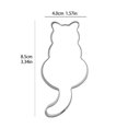 thumbnail image 4 of Baking Cookie Cutters Shapes Cat Mouse Giraffe Shape Biscuit Stainless Steel Metal Molds Cutters For RV Kitchen Baking Small Cookie Cutters, 4 of 4