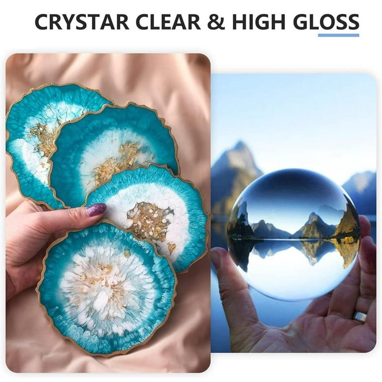 2 Gallon Clear Epoxy Resin Kit for Art, Jewelry, Table, Wood