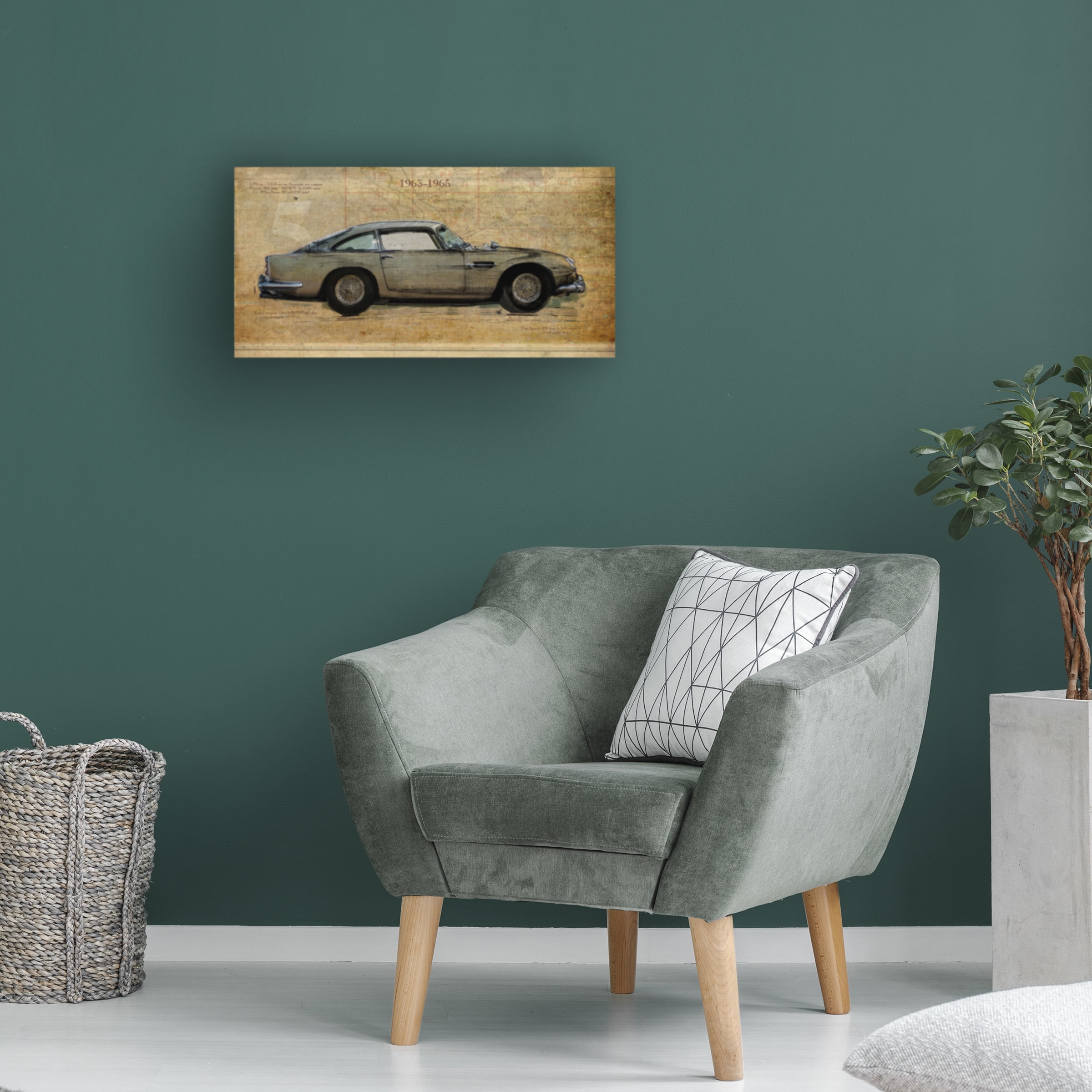 Sidney Paul and Co. 'No 5 Aston Martin DB5' Canvas Art
