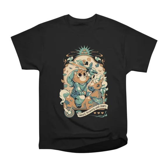 Nekos Awakening T-Shirt Tee Gift For Him Merch For Her Apparel For Friend
