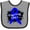 Heather and Black, variant on Inktastic Colon Cancer Fighting Back Boys or Girls Baby Bib