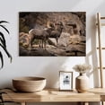 thumbnail image 3 of Elephant Stock Bighorn Sheep Couple Wall Art - Horizontal Canvas Wall Art - Living Room Wall Decor - Animal Canvas - Brown And Beige Decor - 24" x 16", 3 of 8