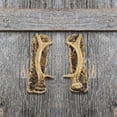 thumbnail image 2 of Door Handles with Cast Iron Deer Antler Rustic Design (a pair), 2 of 4