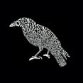 thumbnail image 2 of LA Pop Art Men's Word Art Crewneck Sweatshirt - Edgar Allen Poe's The Raven, 2 of 2