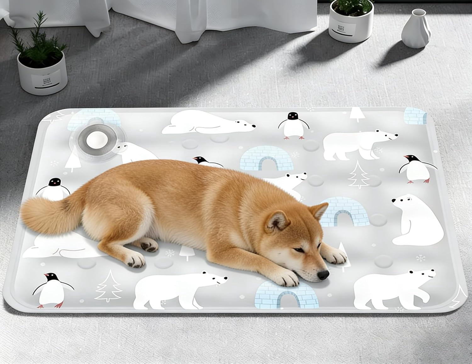 120*70cm Dog Cooling Mat, 2026 New Summer Pet Mats, Portable Pet Cooling Pad for Travel, Washable Gel Coolings Mat for Dogs and Cats Indoor Outdoor, Reusable Chill Pad Suitable for All Pets