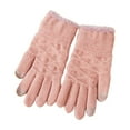 thumbnail image 2 of Cxenplz Knitted Gloves for Women Winter Warm Full Finger Gloves for Ladies Soft Stretchy Cold Weather Gloves for Teen Girl, 2 of 3