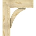 thumbnail image 3 of Ekena Millwork 8"W x 24"D x 28"H Thorton Block Rough Sawn Bracket w/ Offset Brace, Douglas Fir, 3 of 25