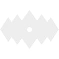 thumbnail image 4 of 24"W x 16"H x 2"ID x 7 1/2"C x 1"P Zoe Architectural Grade PVC Contemporary Ceiling Medallion, 4 of 11