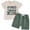 Beige, variant on TOWED22 Baby Boy Summer Clothes 2pcs Short Sleeve Shirt Cotton Shorts Dinosaur Truck Print Outfits(Beige,12-18 M)