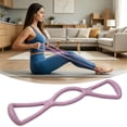 thumbnail image 3 of Figure 8 Resistance Band with Handles, Elastic Bands for Working Out, Arm, Back, Shoulder Training Elastic Ropes, Exercise Equipment for Yoga, Pilates, Purple, AKLJWH, 3 of 6