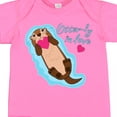 thumbnail image 4 of Inktastic Otter-ly in Love-otter with Heart Boys or Girls Baby Bodysuit, 4 of 5