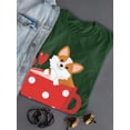 thumbnail image 3 of Cute Corgi In A Mug T-Shirt Women -Image by Shutterstock, Female 4X-Large, 3 of 4