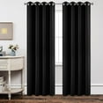 thumbnail image 1 of Juego de 2 paneles de cortinas Joydeco Blackout de 84 pulgadas de largo, 1 of 8