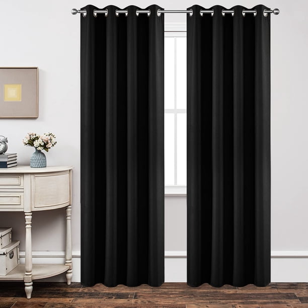 Juego de 2 paneles de cortinas Joydeco Blackout de 84 pulgadas de largo