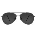 thumbnail image 3 of Panama Jack Polarized Pilot Aviator Sunglasses (Gun Metal), 3 of 8