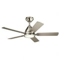 thumbnail image 3 of 330090BSS Kichler Lighting Arvada - Ceiling Fan with Light Kit - with Contemporary inspirations - 10.25 inches tall by 44 inches wide-Stainless Steel, 3 of 8