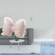 thumbnail image 2 of Cojín con lazo bonito,Almohada con forma de lazo,bonito cojín decorativo con lazo,Funda de almohada con lazo suave y cómodo adorno,Figura de dama en traje de baño,Figura de dama en traje de, 2 of 8