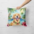 thumbnail image 2 of Golden Retriever Luau Throw Pillow 18 in x 18 in, 2 of 5