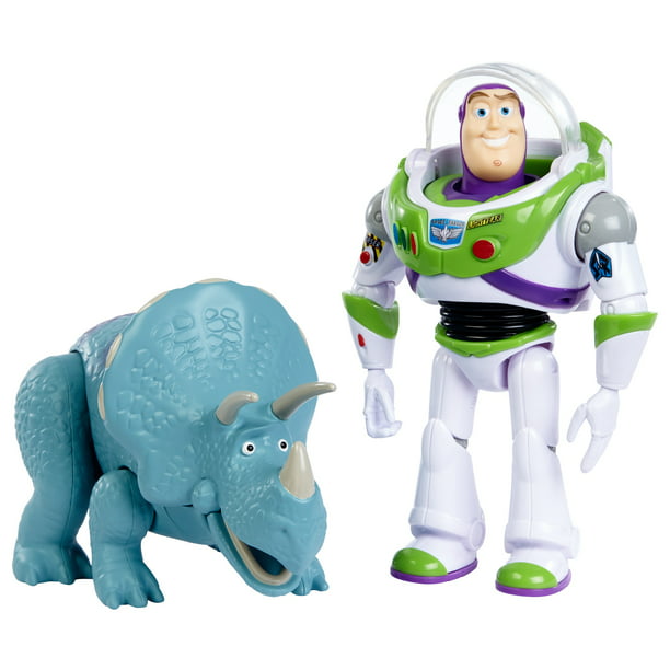Disney Pixar Toy Story Buzz Lightyear And Trixie 2 Pack Walmart Com Walmart Com