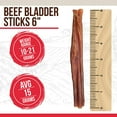 thumbnail image 3 of Best Dog Chews - Premium Beef Bladder Sticks for Dogs (6") 12-Count - All-Natural, Long-Lasting Chew - Single Ingredient, Rawhide-Free - Supports Dental Health - High Protein - All Breeds & Sizes, 3 of 7