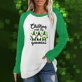 thumbnail image 2 of CEHVOM T-shirt à Manches Raglan Décontracté Col Rond d'Hiver pour Femmes Top Ample Décontracté en Solde, 2 of 4