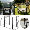 thumbnail image 2 of Housse de Protection Universelle Toutes Saisons pour Chariot de Camping Extérieur Protection contre la Pluie avec Fermeture Éclair Réglable, 2 of 8