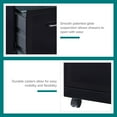 thumbnail image 6 of Space Solutions 18" Deep 2 Drawer Mobile Letter Width Vertical File Cabinet, Black, 6 of 20