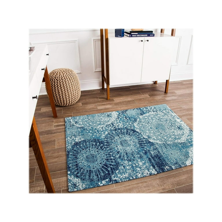 Anji Mountain Rug'd Merida 36 x 48 Rectangular Chair Mat for Carpet &  Hard Floor Polyvinyl