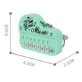 thumbnail image 3 of LYMAYTER Electronic Keyboard Keychain Pendant Mini Electronic Piano Shape Keychain Pendant - 8 Keys, Light MUS-CYYLic, Funny Gift, 3 of 7