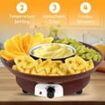 thumbnail image 4 of Cooking Utensils Set,Melting Pot Fondue Pot Set For And Cheese With Dipping Forks 9 Ounce Detachable Bowl For Melts Cheese Melts, 4 of 8