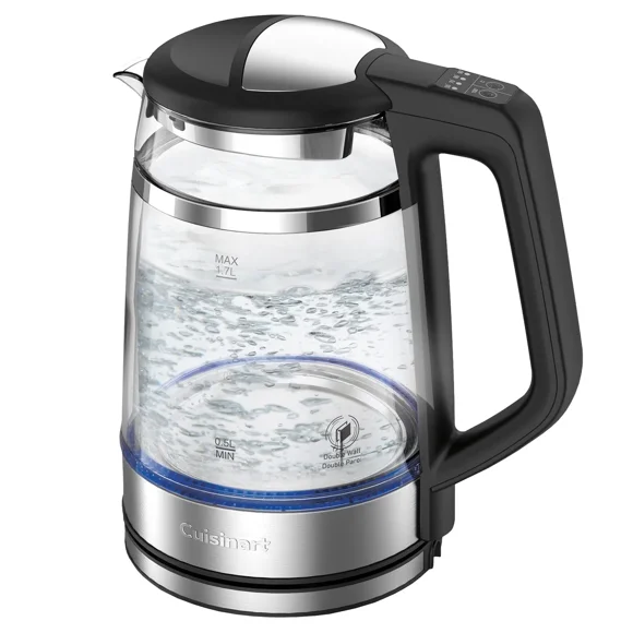Cuisinart Bouilloire à Thé en Verre à Double Couche Numérique