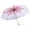 Pink, variant on Transparent Folding Umbrella Fashionable Princess Umbrella Cherry Blossom Light Purple