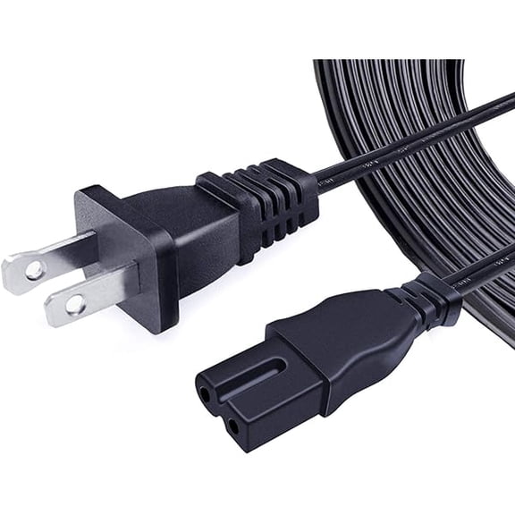 Quyaojz 8ft AC Power Cord for Brother Sewing Machine SE-270D SM6500PRW SQ-9000 NS80 NV500D NV900D DZ820E ES2000 ES2200 EX-660 PC210 PC210PRW PC-420PRW ULT2001 ULT2002D ULT2003D AC Cable