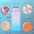 thumbnail image 4 of Monstrate Botella deportiva fácil de limpiar para un estilo de vida activo Botella deportiva de plástico elegante Cocina y Comedor, 4 of 6