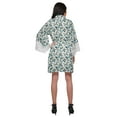 thumbnail image 3 of Moomaya Printed Bridesmaid Robes Short Bride Getting Ready Dress Loungewear, 3 of 6