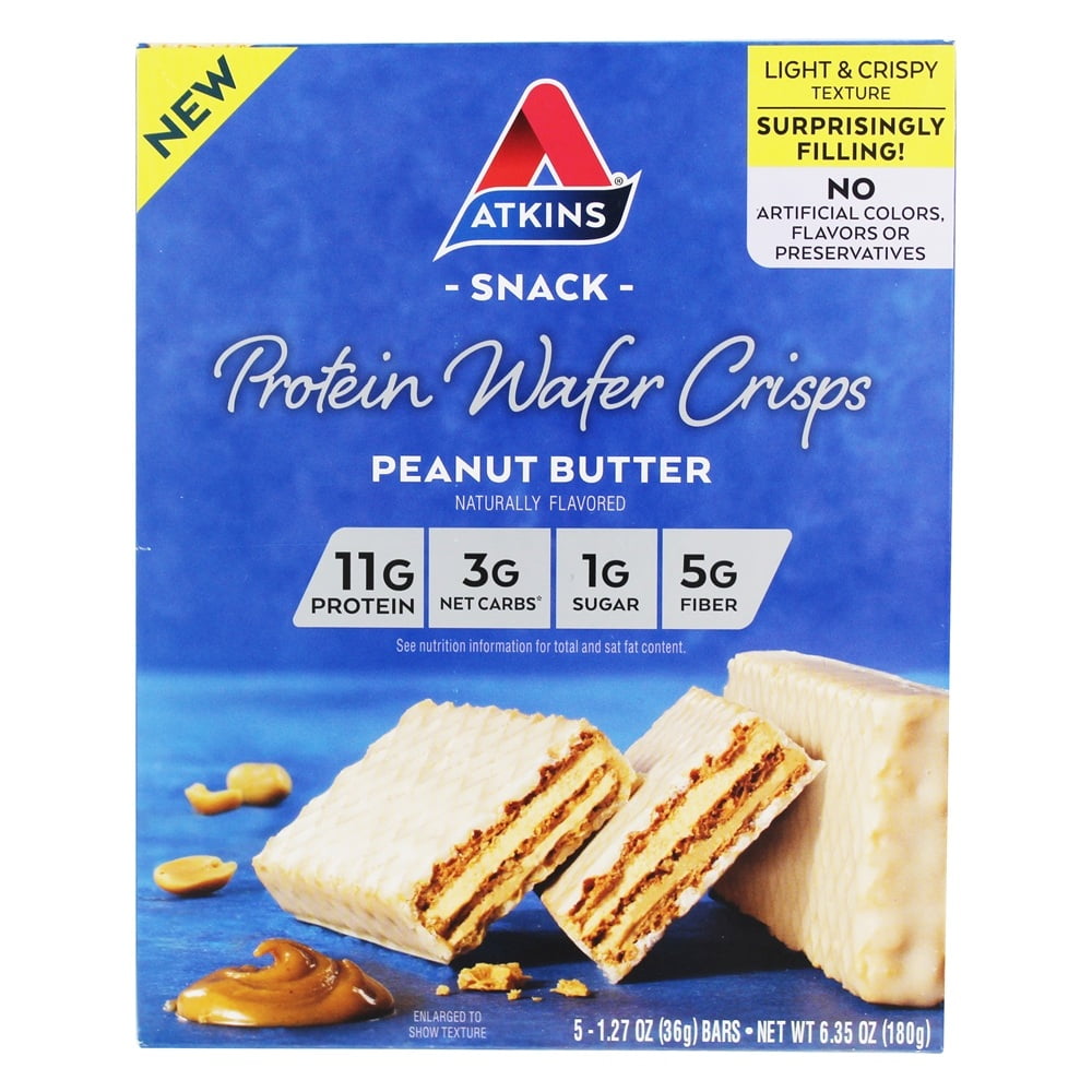Atkins Protein Wafer Crisps Peanut Butter
