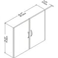 thumbnail image 6 of Bush Business Furniture Studio C Bookcase Door Kit in Harvest Cherry, 6 of 7