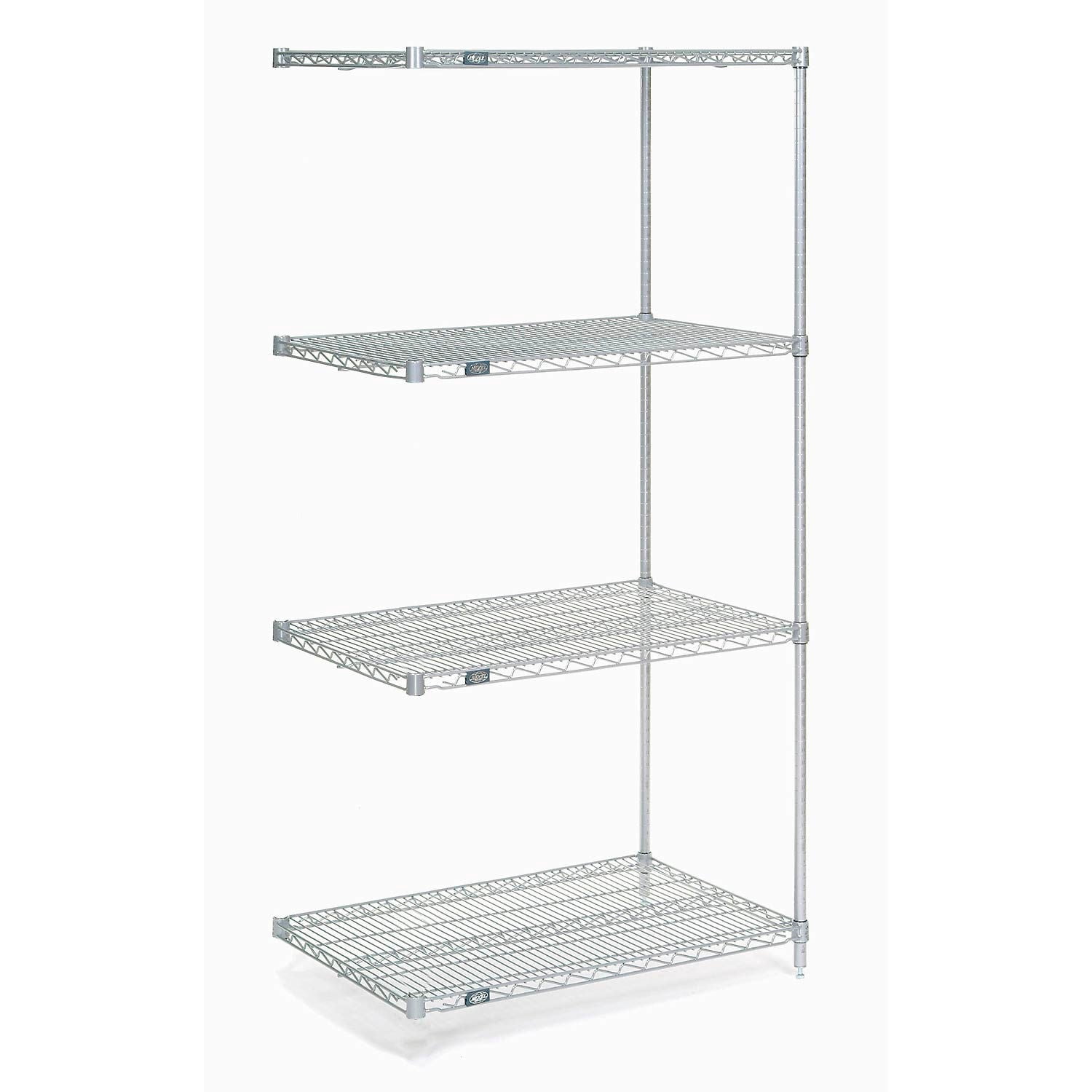 BB　1 Nexel 189301 30 x 18 x 63 in. Poly-Z-Brite Wire Shelving Add-On