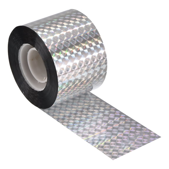 Bird Scare Tape,361 ft x 2 in PET Reflective Tape Ribbon Laser Grid,1 Roll