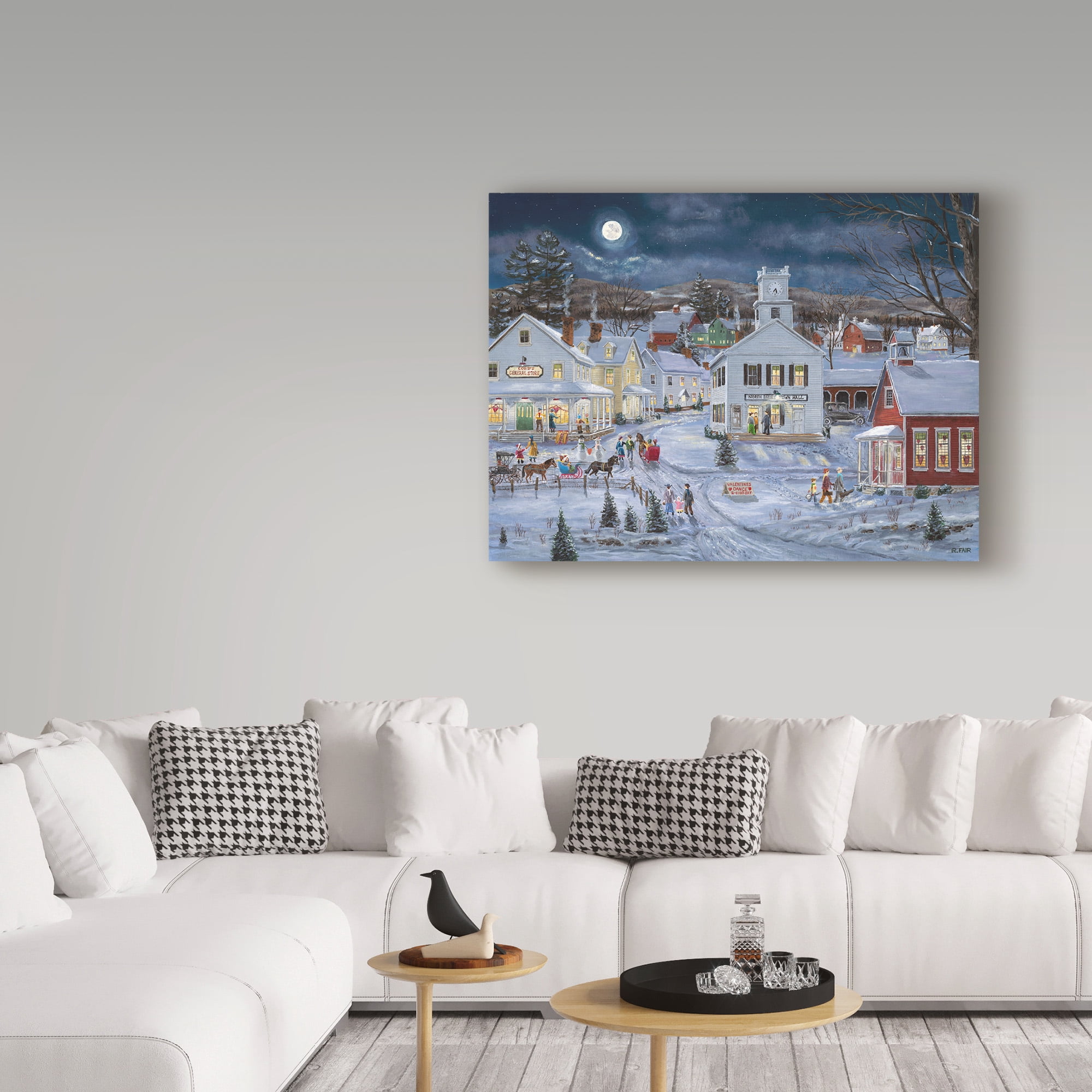 Trademark Fine Art 'Valentine Dance' Canvas Art by Bob Fair
