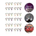 thumbnail image 3 of 36Pcs Decorative Cupcake Decors Halloween Dessert Topper Cartoon Cupcake Ornaments, 3 of 3